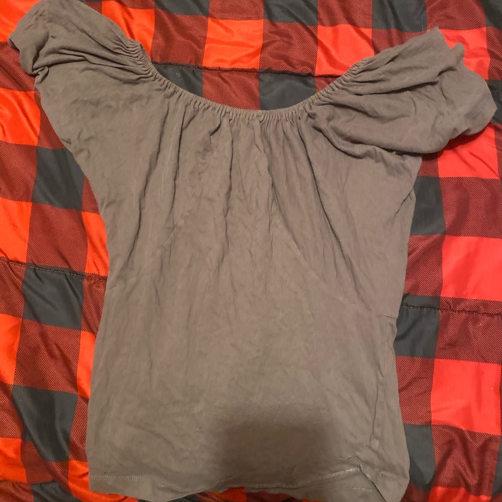 Gray blouse